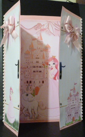 Pretty Princess with Pink Castle, Gatefold by Susan Powell-Barton