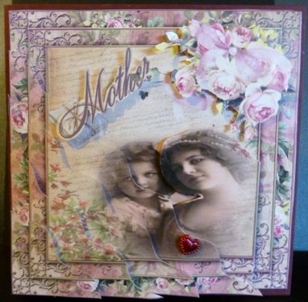 Vintage Shabby Chic for Mother Side Stacker by Susan Powell-Barton