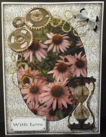 Steampunk Echinacea Topper by Susan Powell-Barton