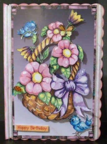 Flowers and Bluebirds by Susan Powell-Barton