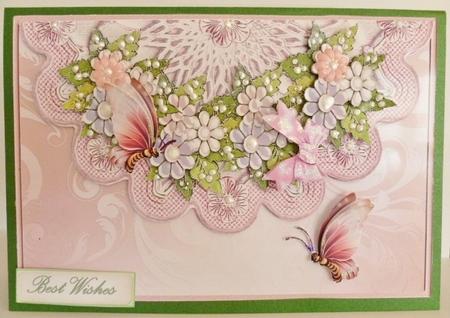 Pearl Flowers in Pink by Susan Powell-Barton