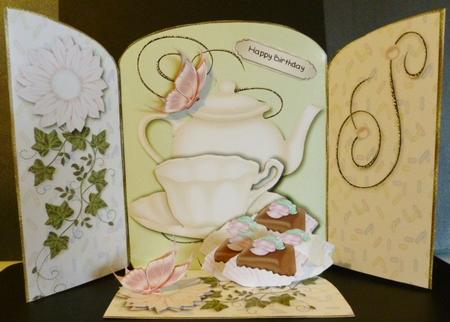 Tea Time Gatefold Mini Kit by Susan Powell-Barton
