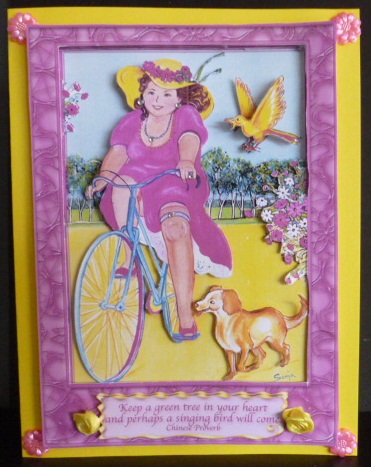 Girl Stouts, Singing Bird 5x7 Step by Step Mini Kit by Susan Powell-Barton