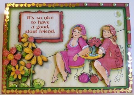 Girl Stouts, Tea Time 5x7 Step by Step Mini Kit by Susan Powell-Barton