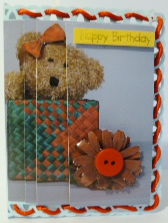 Teddy in Basket 2 by Susan Powell-Barton