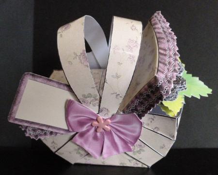 Blackberry Picnic Basket Treat Holder by Susan Powell-Barton