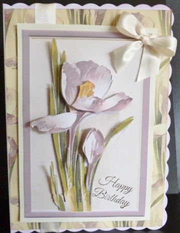 Purple Flower Backing by Susan Powell-Barton