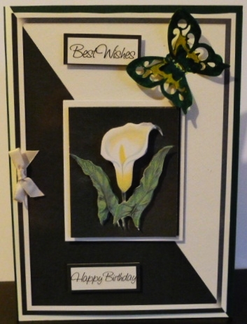 Lily Card Front by Susan Powell-Barton