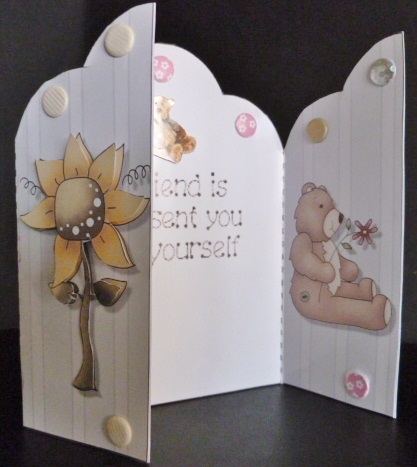 Sunflowers & Bears by Susan Powell-Barton