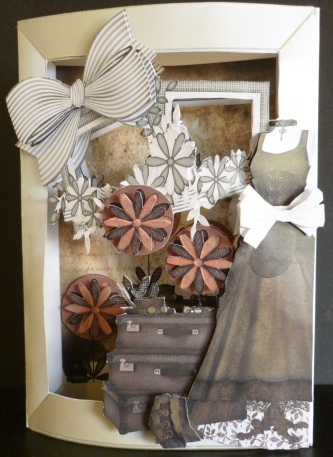 Inside Out Card Vintage Memories by Susan Powell-Barton