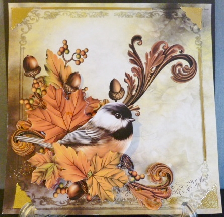 A Chickadee in Autumn Mini Kit by Susan Powell-Barton
