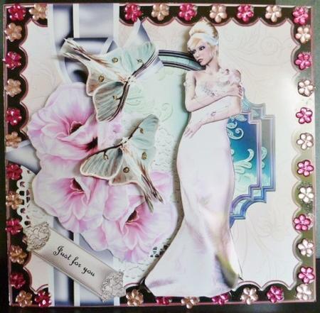 Mini Kit Lady,blossoms & Butterflies by Susan Powell-Barton