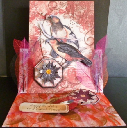 Vintage Birds 4.3, Tropical Birds 2 by Susan Powell-Barton