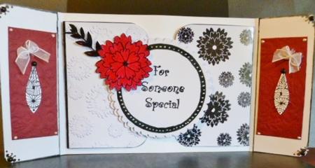 Black and Cream Collection Flower by Susan Powell-Barton