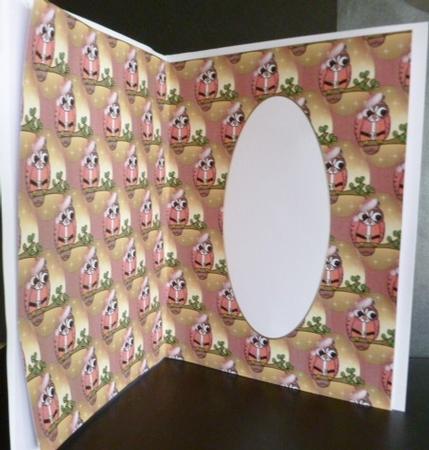 Xmas Owl Insert by Susan Powell-Barton