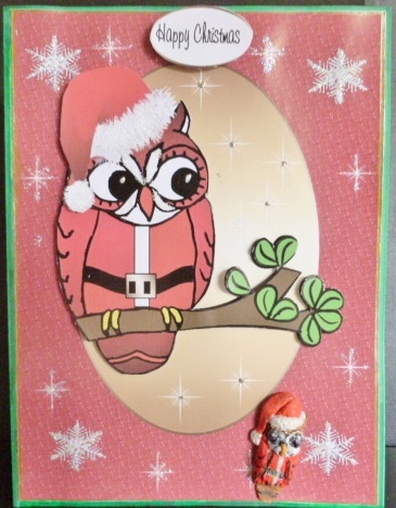 Christmas Owl by Susan Powell-Barton