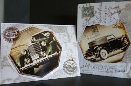 Vintage Car Toppers by Susan Powell-Barton