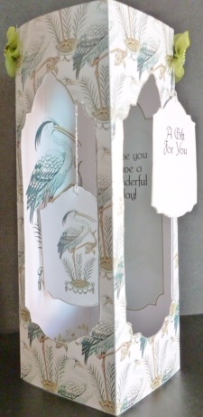 Tower Card - Wading Bird 1 by Susan Powell-Barton