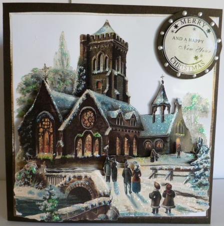 Christmas Church, Scene Stacker - Mini Kit by Susan Powell-Barton