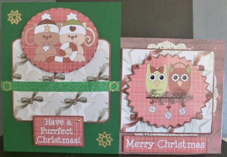Cute Christmas Toppers by Susan Powell-Barton