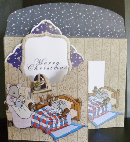 Bedtime Story Envelope Card Kit & Envelope by Susan Powell-Barton