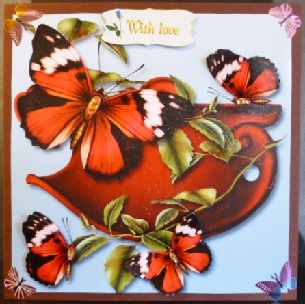 Beautiful Pink Butterflies by Susan Powell-Barton