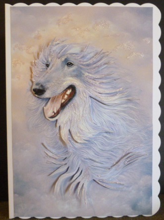 Guardian Angel A4 Card Topper by Susan Powell-Barton