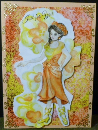 Floral Ladies- Lady Daffodil by Susan Powell-Barton