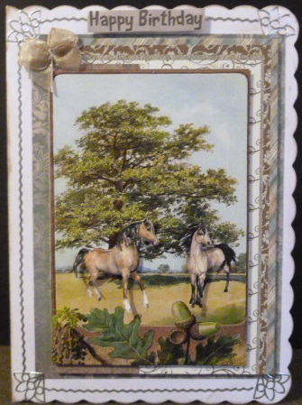 The Tall Oak Trees and Horses  by Susan Powell-Barton