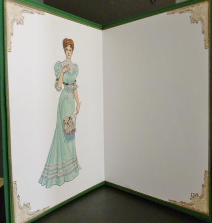 Lady in Green Blank Insert by Susan Powell-Barton