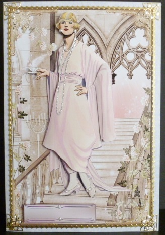 Touch of Class Ladies Decoupage Topper by Susan Powell-Barton