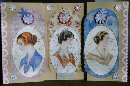 Vintage Lady Tags by Susan Powell-Barton