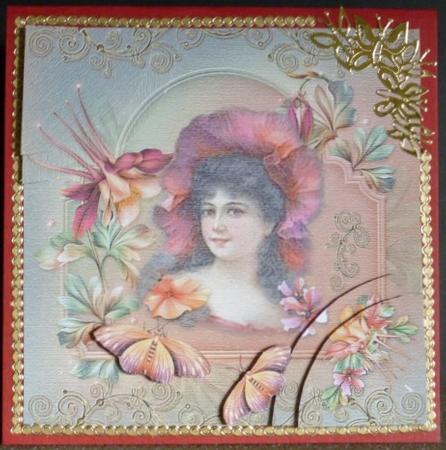 Pretty Vintage Lady Stacker by Susan Powell-Barton