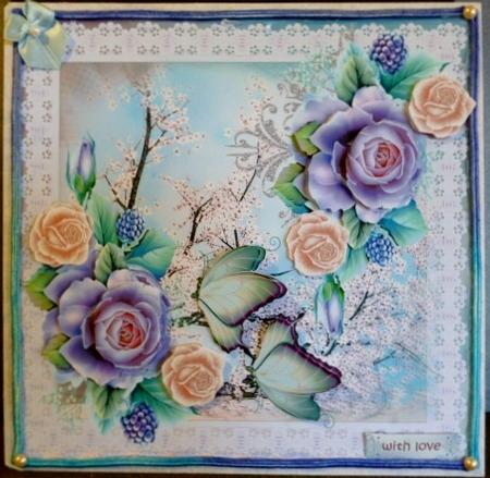 Glorious English Roses & Butterflies by Susan Powell-Barton