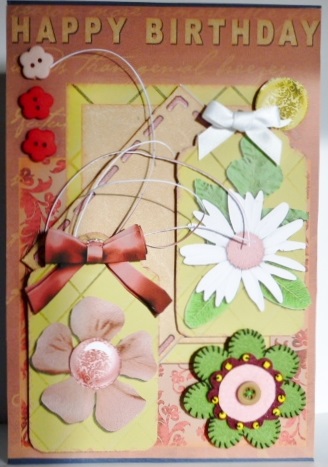 Grunge Tag Birthday Quick Card by Susan Powell-Barton
