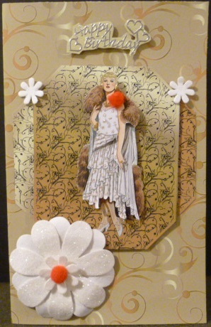 Deco Lady Cracker by Susan Powell-Barton