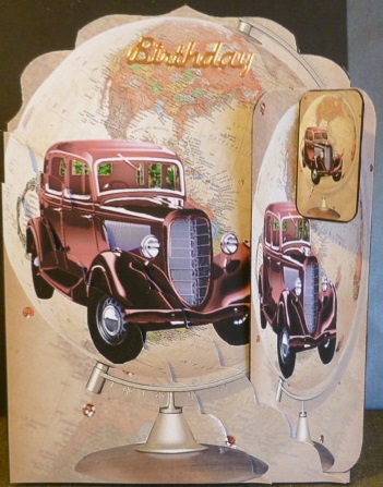 Car Map Bookmark Card by Susan Powell-Barton