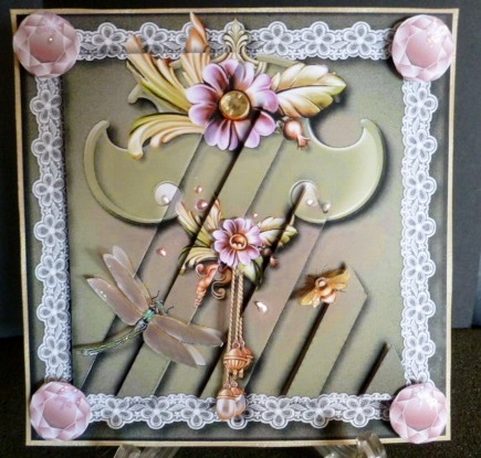 Gemmed Ornaments Abstract Pyramid Mini Kit by Susan Powell-Barton