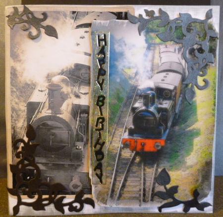 Steam Train Cu4cu by Susan Powell-Barton
