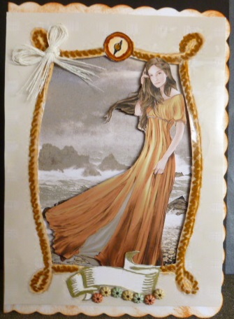 Lady Guinevere A4 (gold) by Susan Powell-Barton