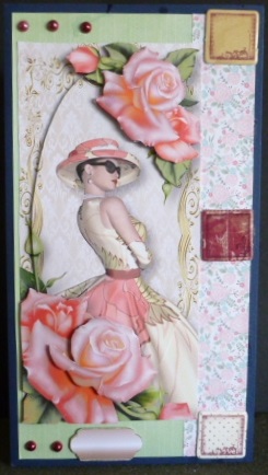 Race Day Chic - Dl + Plaque + Decoupage by Susan Powell-Barton