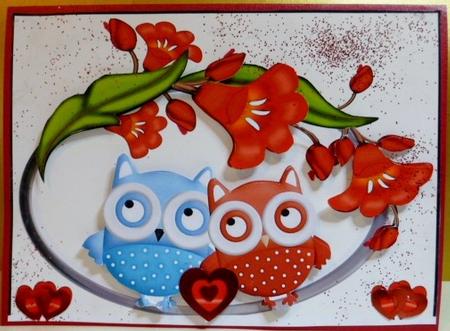 Romamtic Owls by Susan Powell-Barton