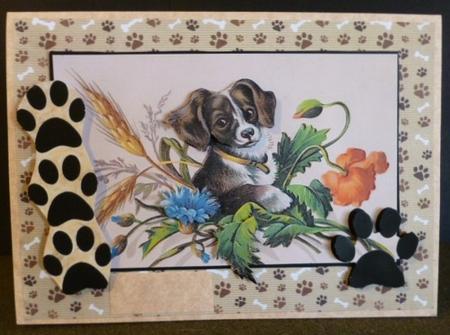 Puppy Prints by Susan Powell-Barton