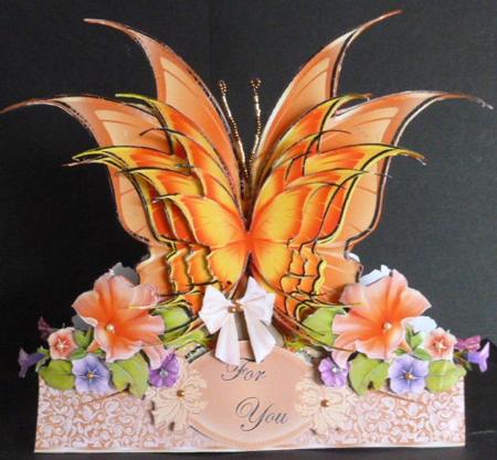 Butterfly Layered Card Mini Kit 4 by Susan Powell-Barton