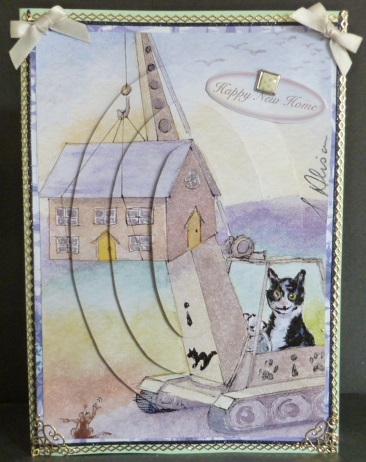 If You Want Something Done, Ask a Busy Cat! Oval Pyramage by Susan Powell-Barton