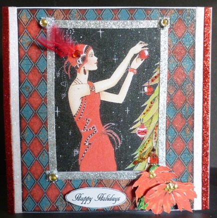 Classic Vintage Christmas Topper with Layers by Susan Powell-Barton