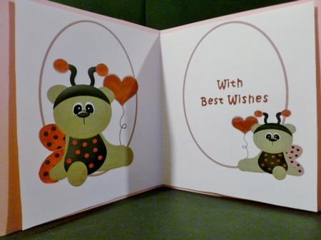 Lovebug Birthday Insert by Susan Powell-Barton