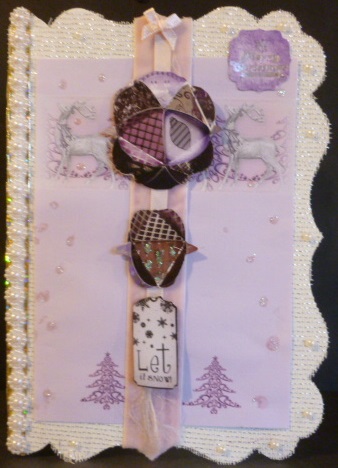 A Reindeer Christmas Insert by Susan Powell-Barton