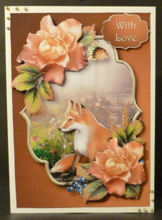 Gorgeous Roses & Fox by Susan Powell-Barton
