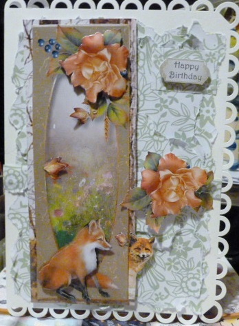 The Curious Fox Large Dl by Susan Powell-Barton